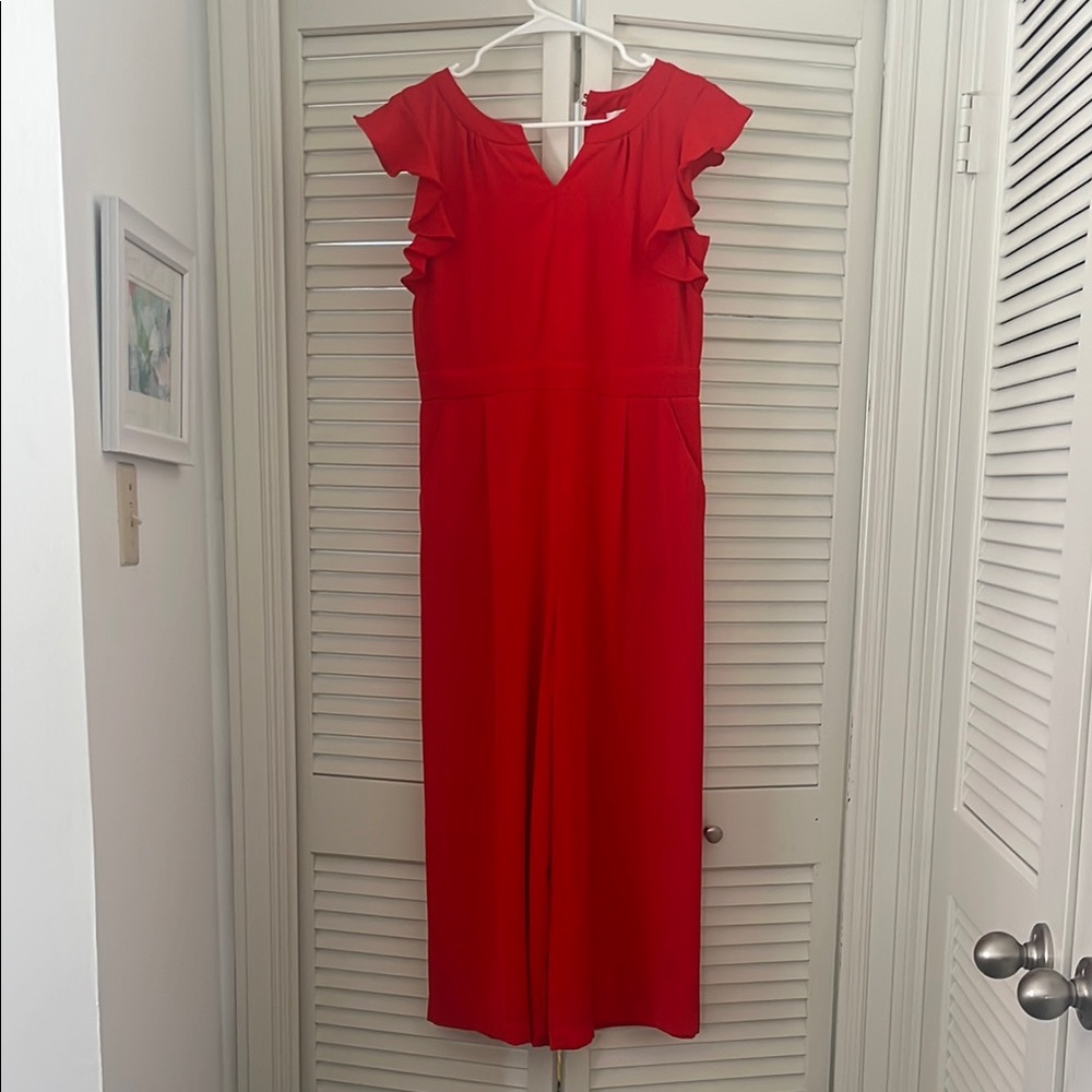 GB Girls Vibrant Red Jumpsuit